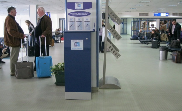 МВР проверява съмнителен багаж на Терминал 1 на Летище София.