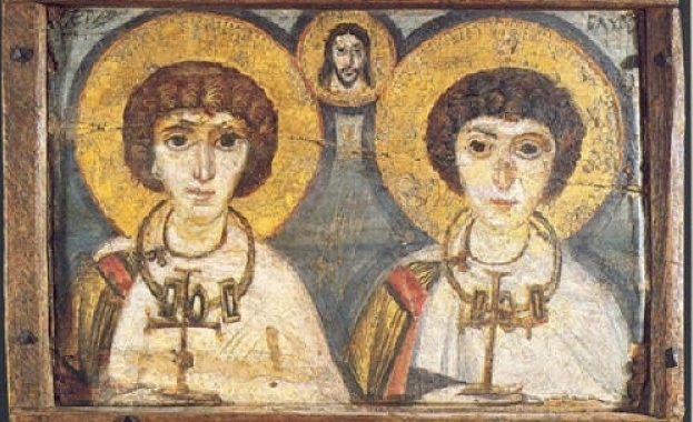 Светите мъченици Сергий и Вакх живели през третия век. Били