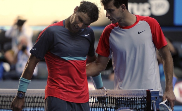 Рафаел Надал отново се оказа твърде силен съперник за Григор