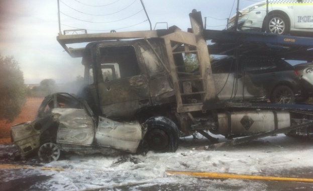 Тежък инцидент с ТИР шофиран от българин предизвика хаос на