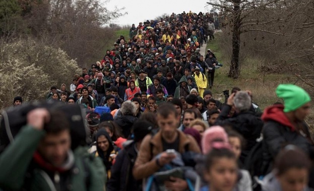 Броят на влезлите бежанци в Европа през последните години поне
