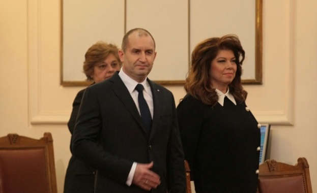 Държавният глава Румен Радев и вицепрезидентът Илияна Йотова ще се
