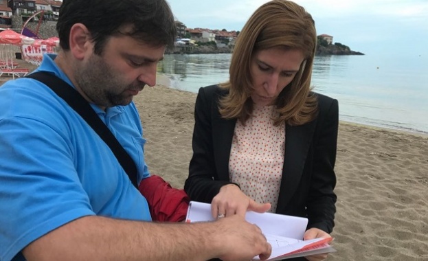 Мобилна група на Министерството на туризма провери днес морски плаж