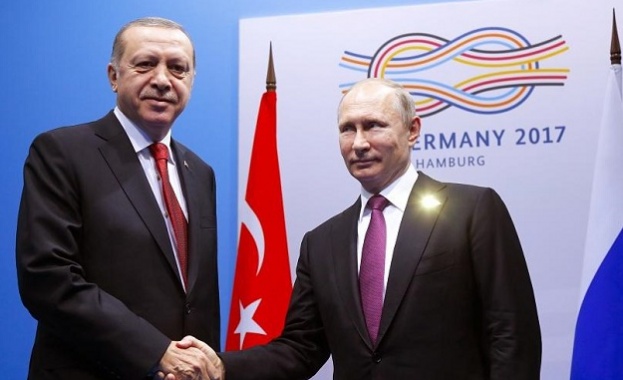 Президентът на Руската федерация Владимир Путин разговаря днес с турския