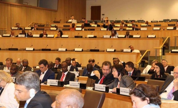 Лидерът на БСП Корнелия Нинова заедно с Антонио Гутериш