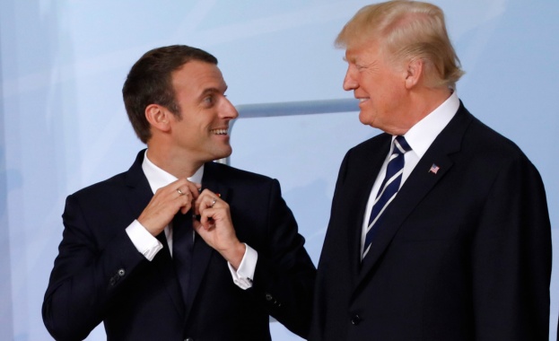 Американският президент Доналд Тръмп пристигна на двудневно посещение във Франция