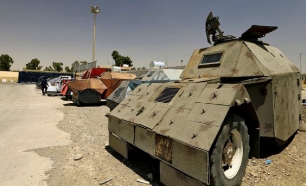 Когато иракската полиция показа в Мосул автомобилите, използвани от „Ислямска