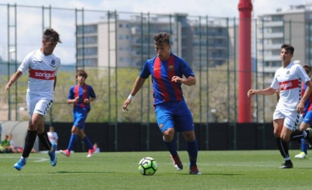 Българският талант от детско юношеската школа на Барселона Кун Теменужков