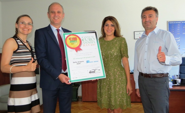 Столичното летище зае първо място за най бързо нарастващ трафик