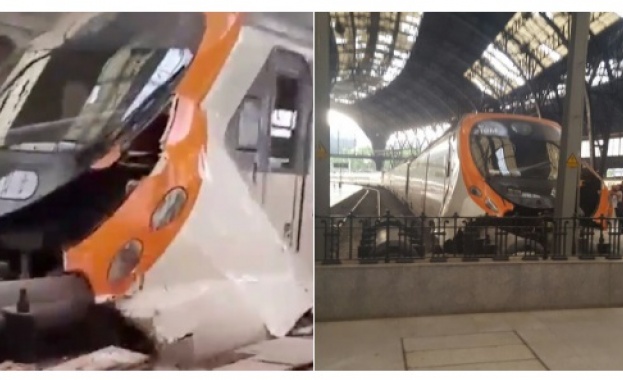 Близо 50 души са ранени при влакова катастрофа в Барселона