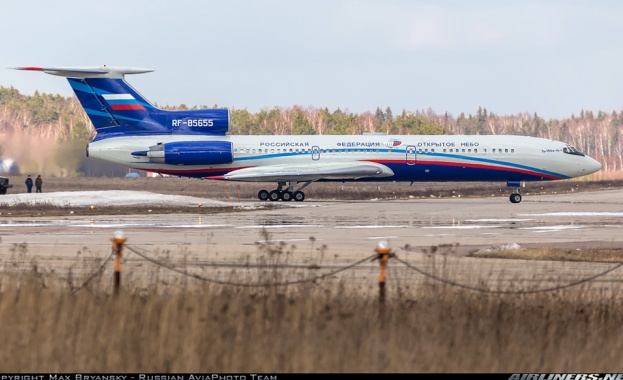 Самолет от Въздушно космическите сили на Русия извърши наблюдателен полет над