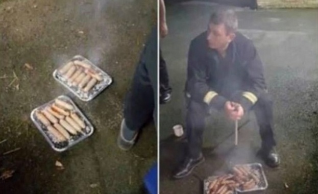 Пожарникарите от Пюси здраво се потрудили за спасяването на 18