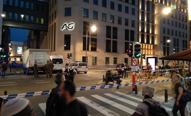 В центъра на Брюксел мъж е бил прострелян от органите