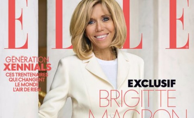 Брижит Макрон счупи всички рекорди Броят на списание Ел от
