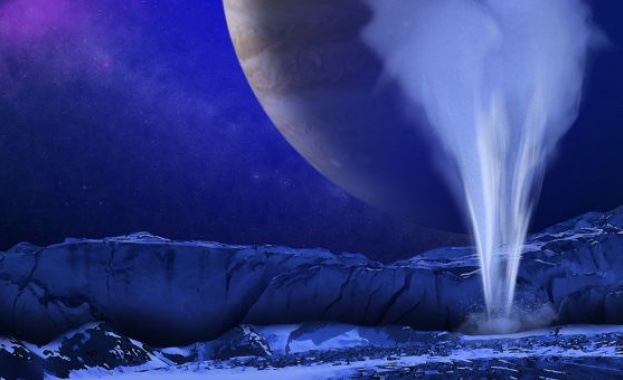 Ледената луна на Юпитер Европа се смята за едно от
