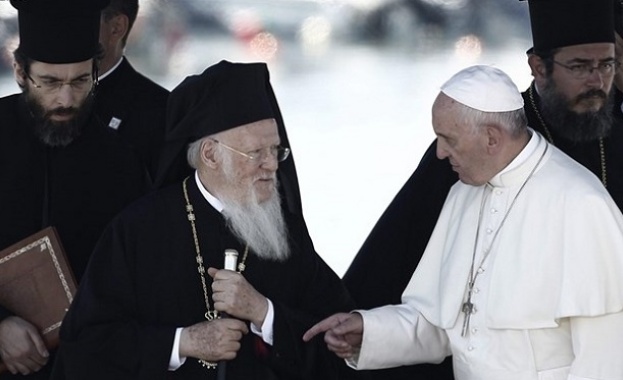 Папа Франциск и духовният водач на православните християни по света