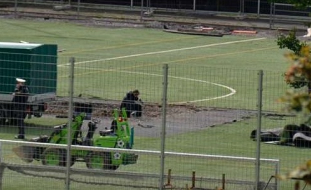 Тренировъчната база на германския футболен отбор Щутгарт е била евакуирана