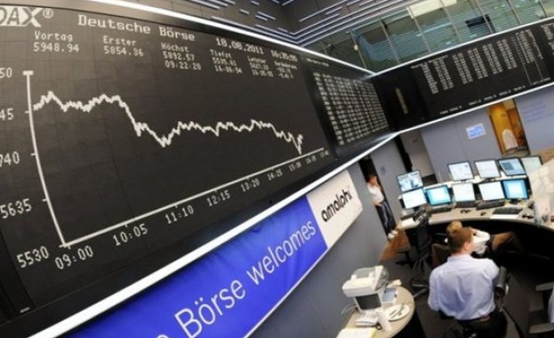 По време на търговията в сряда европейските фондови борси са