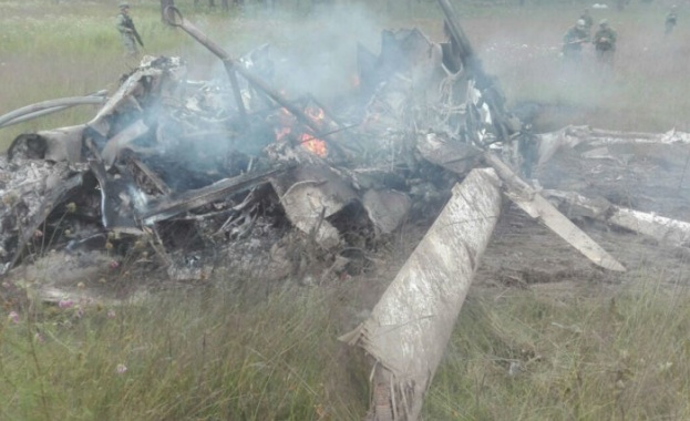Мексикански военен хеликоптер се разби в петък в северните части