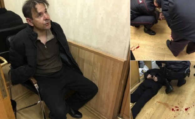 Мъж нахлу в офиса на радио Ехото на Москва Ранена