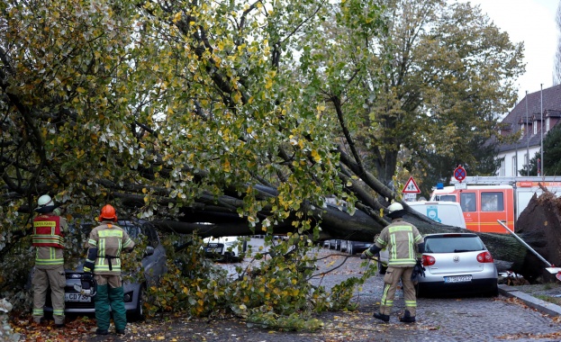 В много части на Германия железопътният транспорт е спрян заради