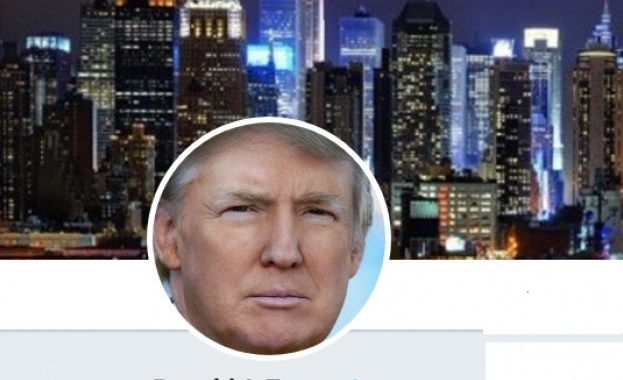 Акаунтът на американския президент Доналд Тръмп в социалната мрежа Туитър