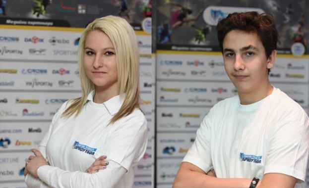 Спортните таланти на Еврофутбол Таня Звискова и Димитър Райкин взеха