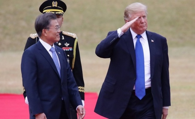 Американският президент Доналд Тръмп обяви по време на посещението си