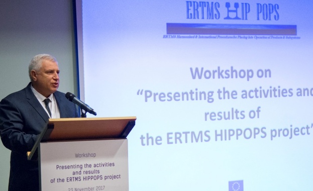 Изпълнителният директор на Изпълнителна агенция Железопътна администрация Веселин Василев представи