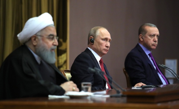 След края на срещата в Сочи между Путин Ердоган и