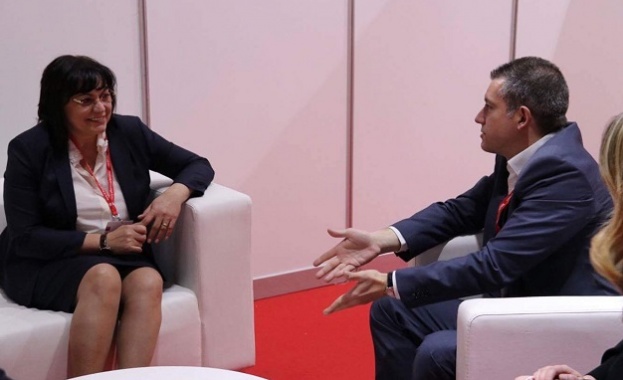 Председателят на БСП Корнелия Нинова проведе среща с Дамян Манчевски,