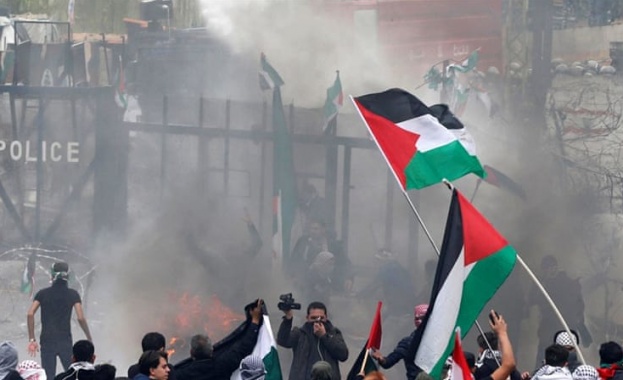 Ливанските сили за сигурност използваха сълзотворен газ и водни оръдия