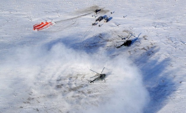 Капсулата на руския космически товарен кораб Союз МС 05 който вчера