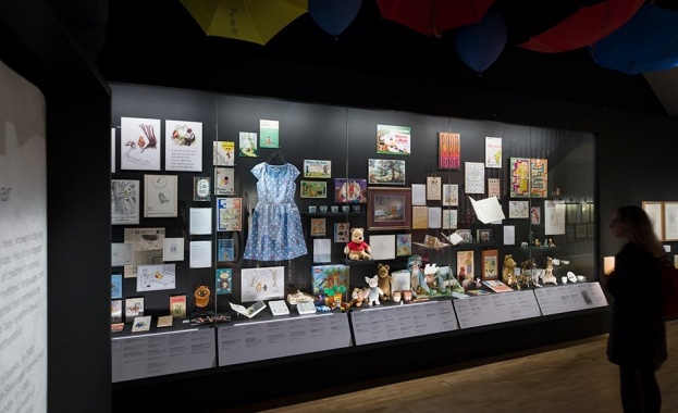 Оригиналните рисунки на Мечо Пух са на показ в музея