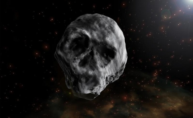 Астероидът на дявола който подозрително прилича на човешки череп отново