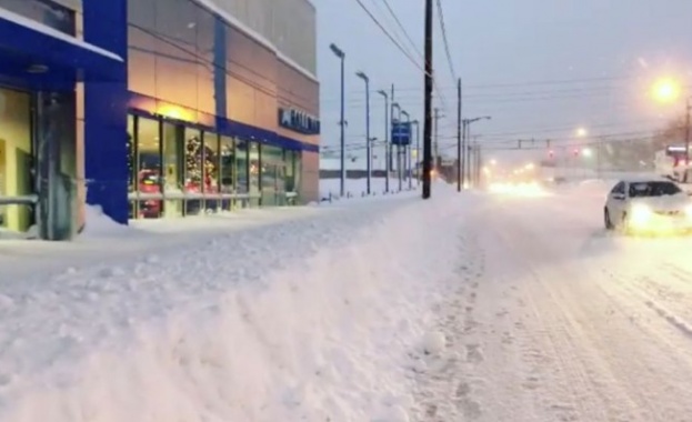 Рекордни снеговалежи и вълна от полярен студ парализираха редица северни