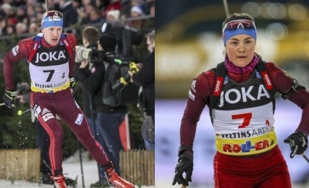 Руските биатлонисти Екатерина Юрлова Перхт и Алексей Волков донесоха радост за