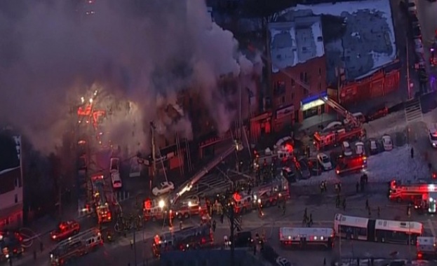 Най малко 12 души пострадаха при нов голям пожар в жилищна