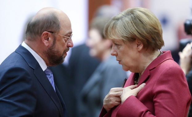 Коалиция между съюза воден от Ангела Меркел и социалдемократите в