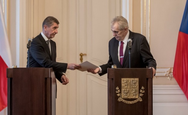 Чешкият президент Милош Земан за втори път възложи мандат на