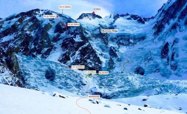Безпрецедентната акция на връх Нанга Парбат в Каракорум Пакистан завърши