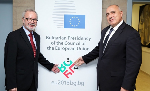 Министър председателят Бойко Борисов и президентът на Европейската инвестиционна банка Вернер