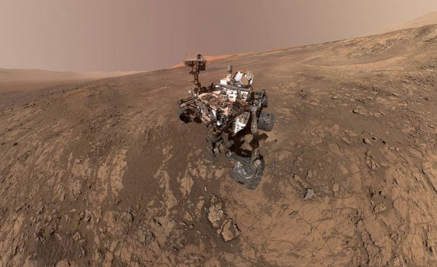 Марсоходът Кюриосити изпрати към Земята най пълната досега панорама от повърхността