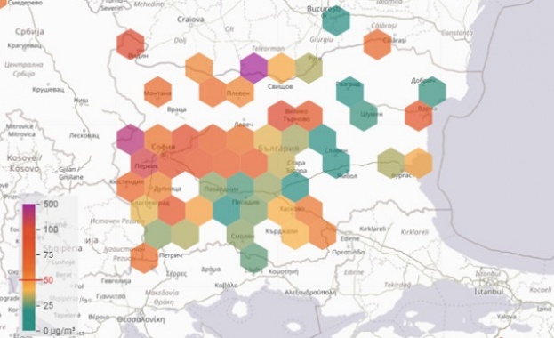 И днес нивата на замърсяване на въздуха в много градове