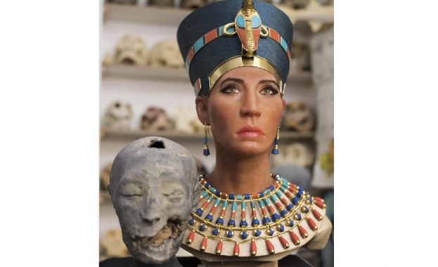 Възстановената по ДНК анализ глава на Нефертити показа, че обратно
