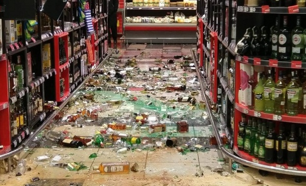 41 годишен мъж е изпотрошил бутилки с алкохол на стойност