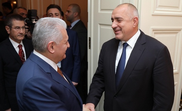 Министър председателят Бойко Борисов проведе среща с премиера на Турция