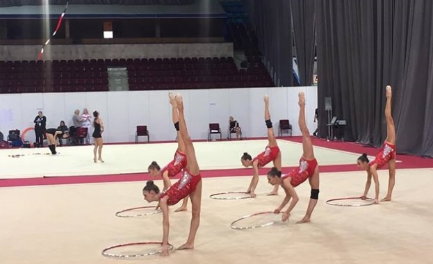 Националния ансамбъл по художествена гимнастика на България спечели златен медал