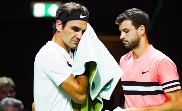 Големият Роджър Федерер се оказа прекалено голям за Григор Димитров