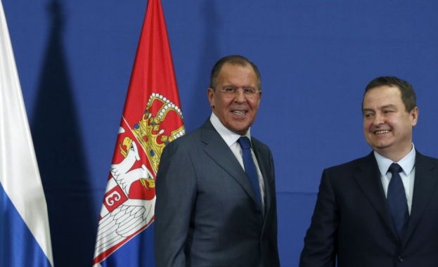 Министрите на външните работи на Руската федерация и Сърбия -